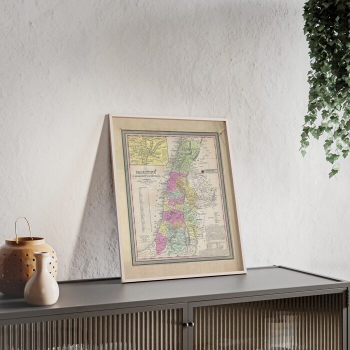 Vintage Kaart van Palestina - Afbeelding 35